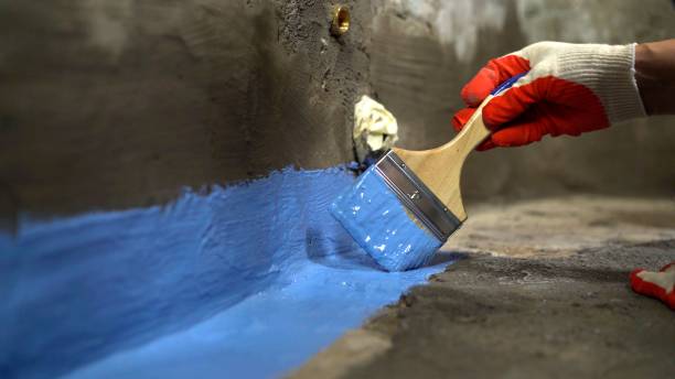 Commercial Foundation Crack Repair project at a Hobart, IN business property by SJ Waterproofing Pros